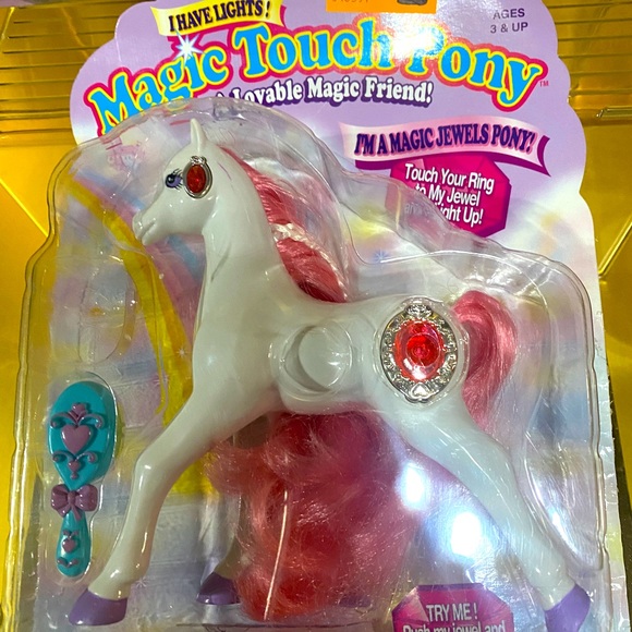 MAGIC TOUCH PONY VTG 90s MAGIC JEWELS PONIES, LIGHT UP & BLINK COLLECTION OF 3 - Picture 12 of 16